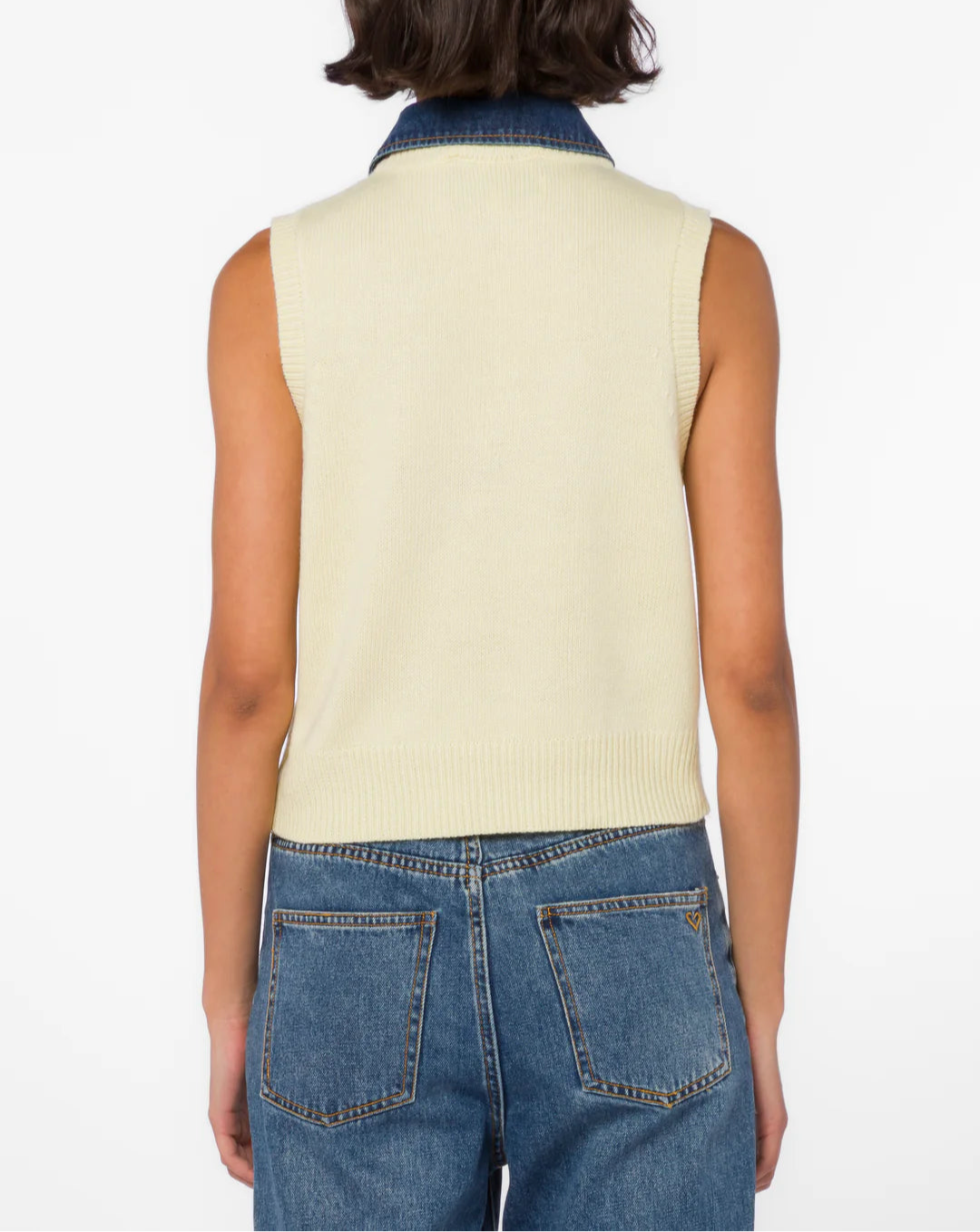 Velvet Heart | Renier Lemon Chiffon Vest