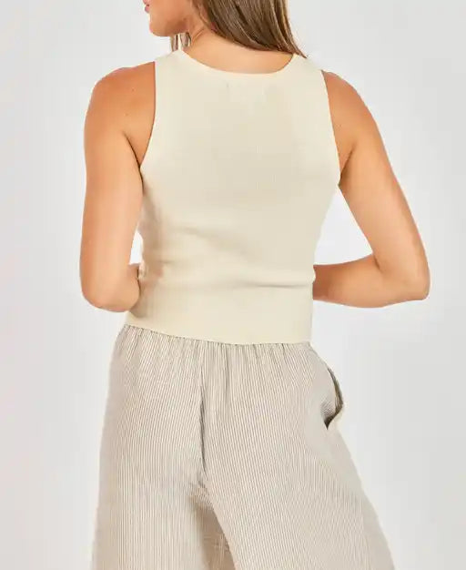 Alexis Boatneck Sweater Tank