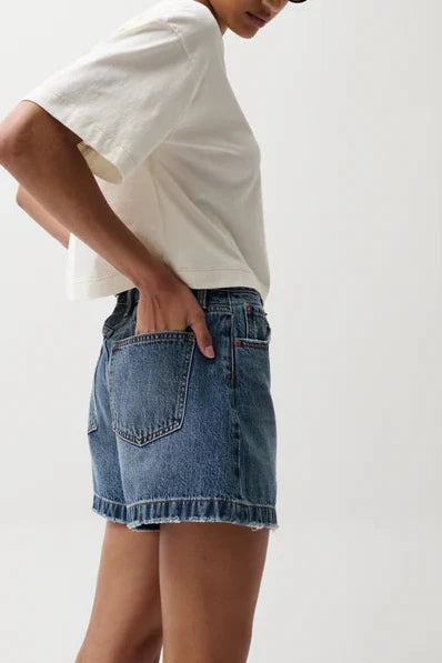 Pistola | Saige High Rise A-Line Short-WISHBONE
