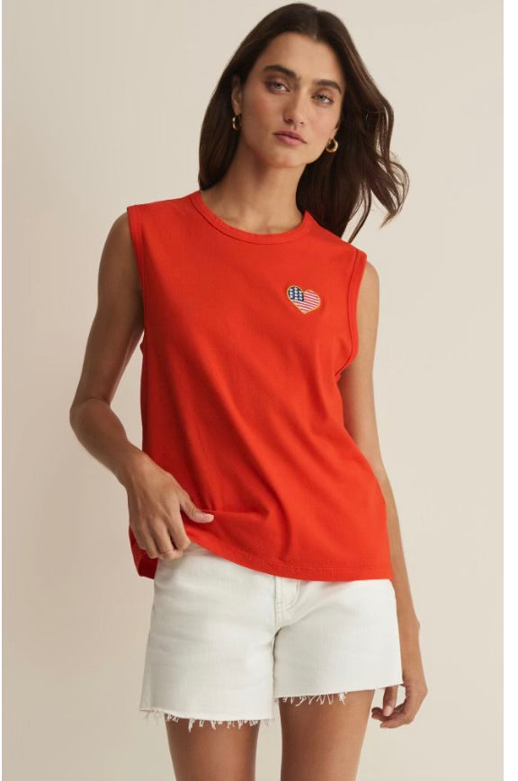 Z Supply | Flag Patch Muscle Tank