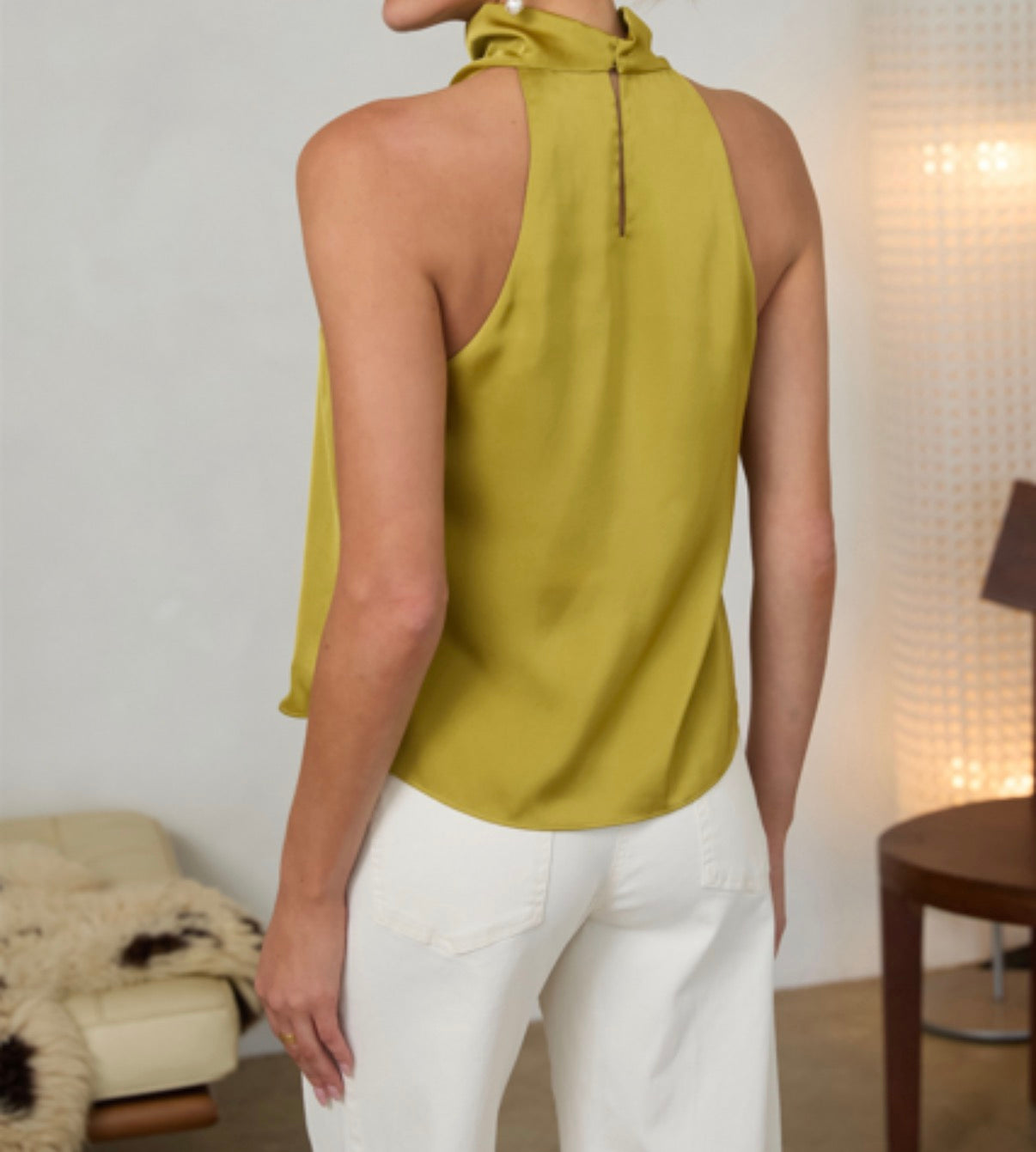 Kylie Sleeveless Halter Top