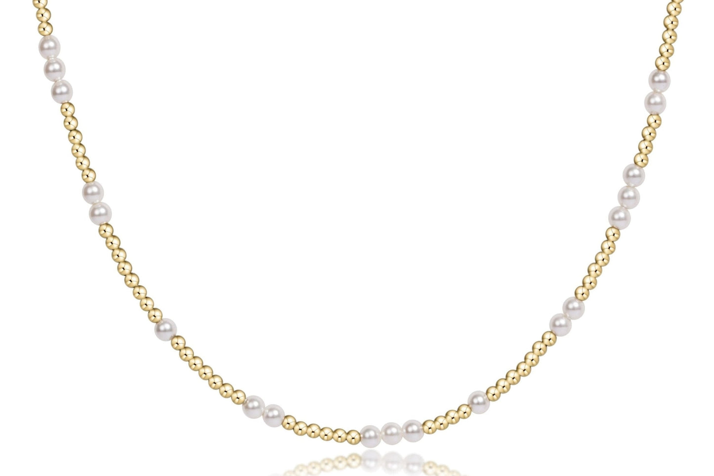 enewton | choker beaded - hope unwritten pearl 3mm