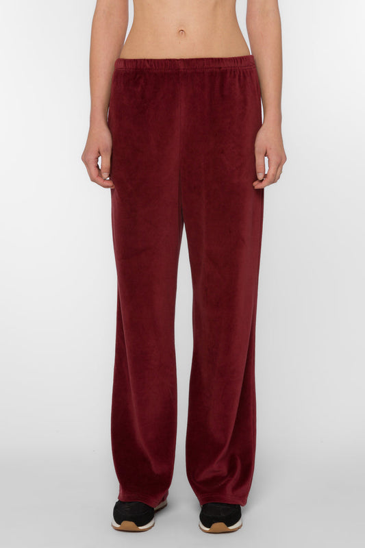 Velvet Heart | Laurenlin Bordeaux Pants