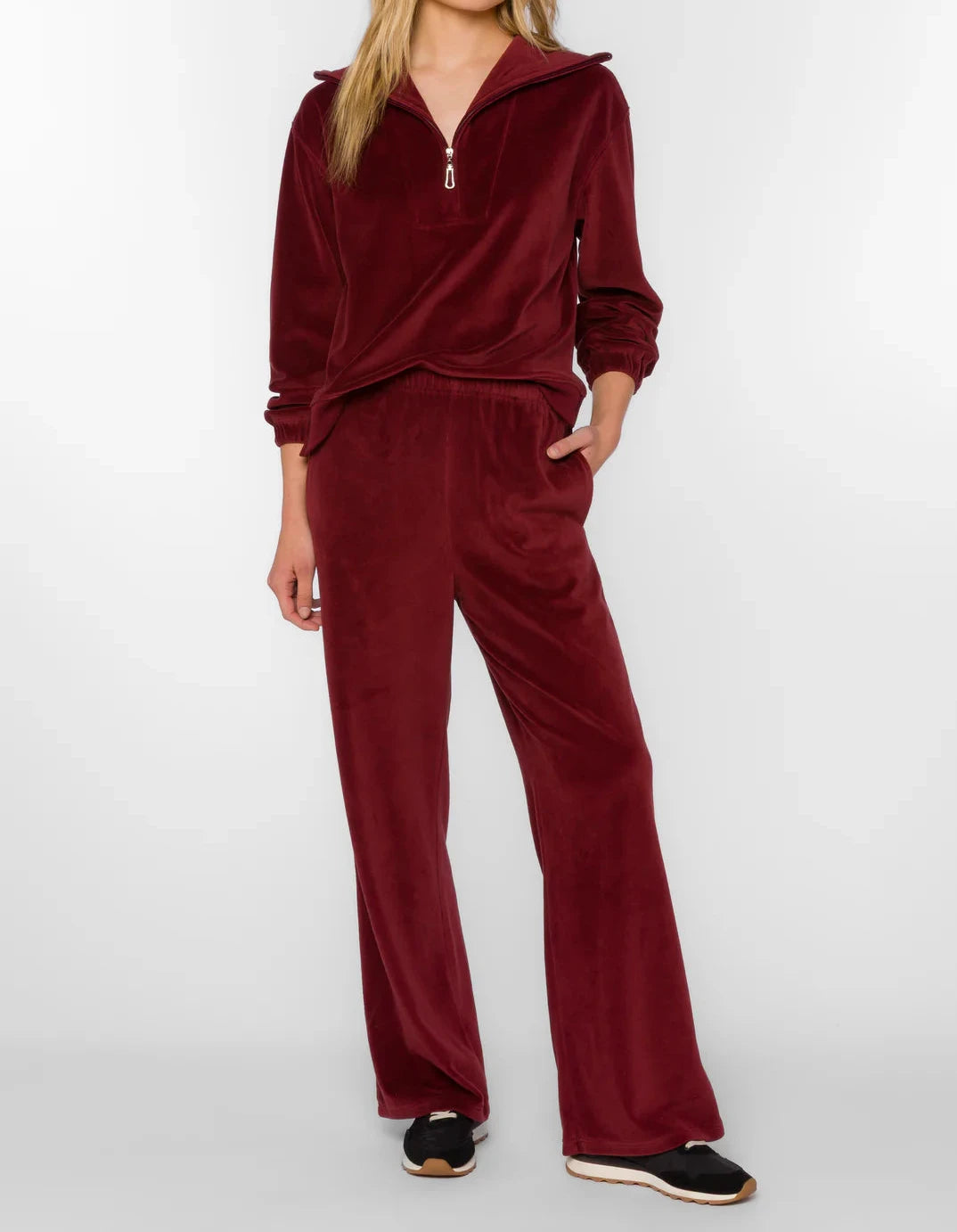 Velvet Heart | Laurenlin Bordeaux Pants