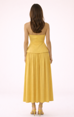 Margo Strapless Midi Dress