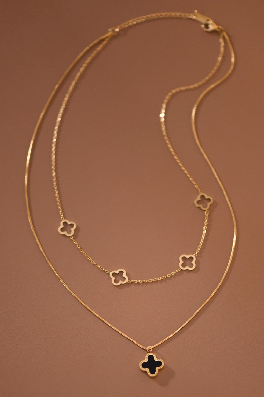 Black Clover Necklace