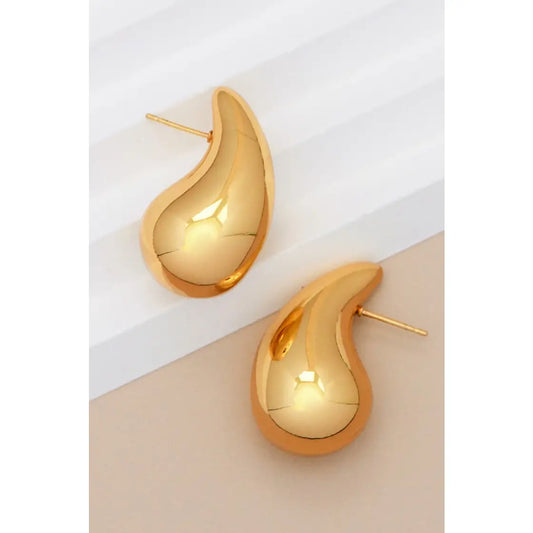 Gold Raindrop Earrings