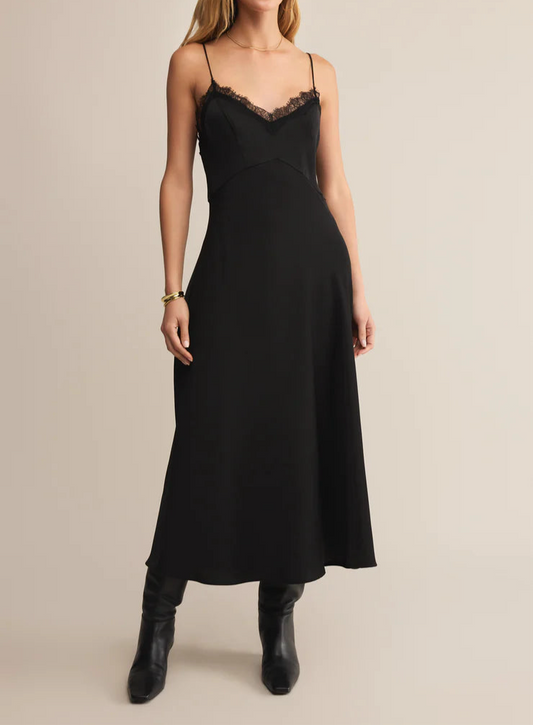 Z Supply | After Hours Luxe Satin Midi Dress