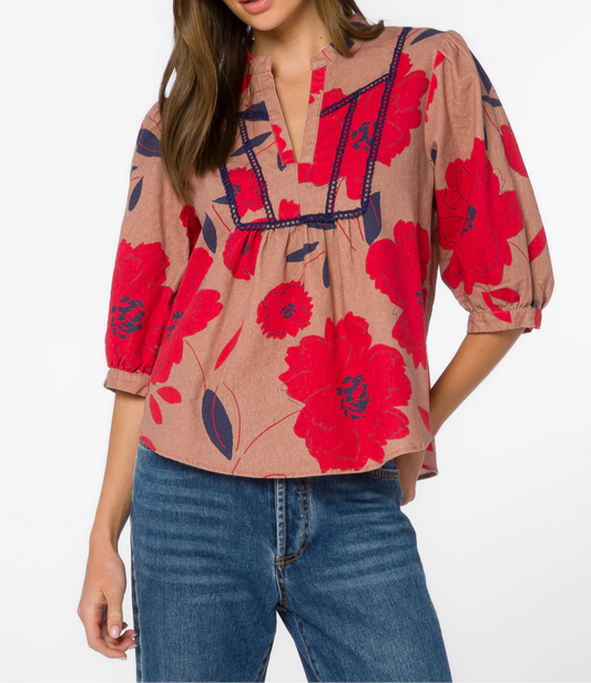 Velvet Heart | Zyler Floral Top