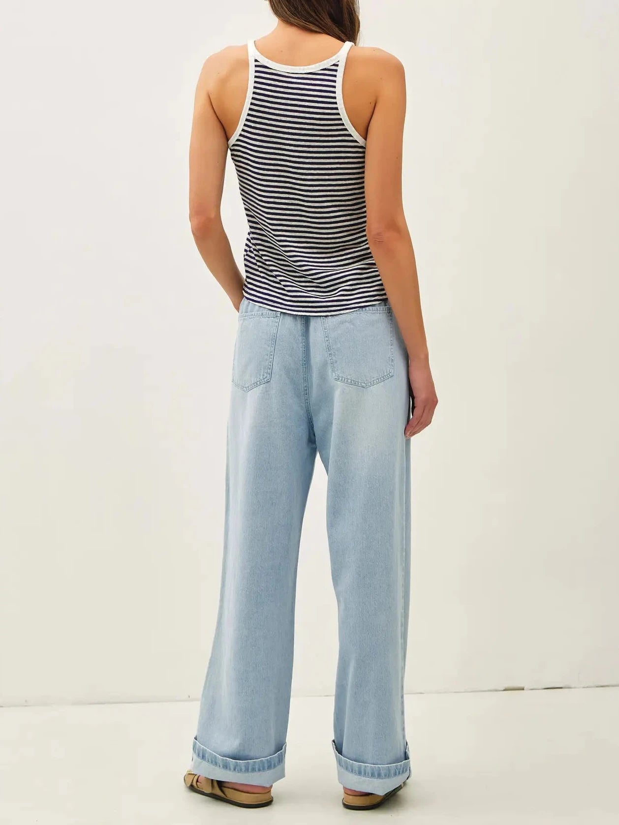 The Throw-On Stripe Tank
