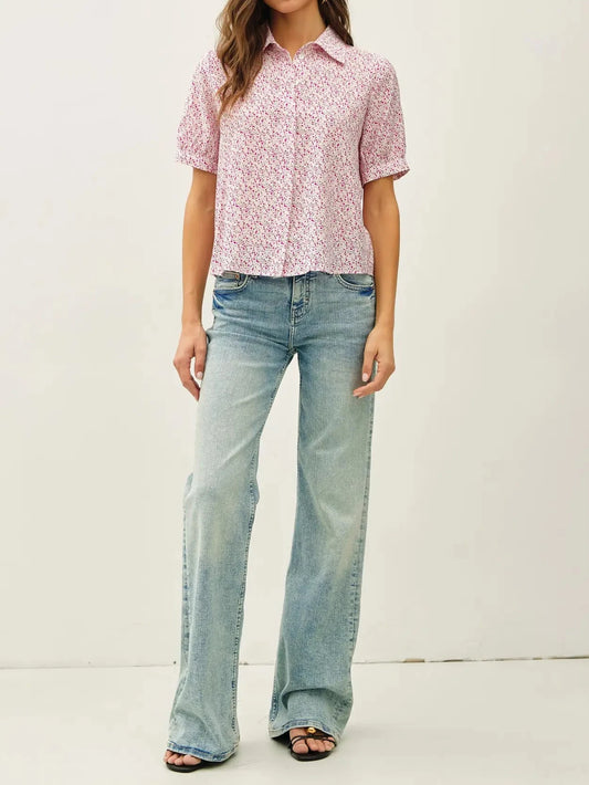 The Sweet Bloom Short Sleeve Top