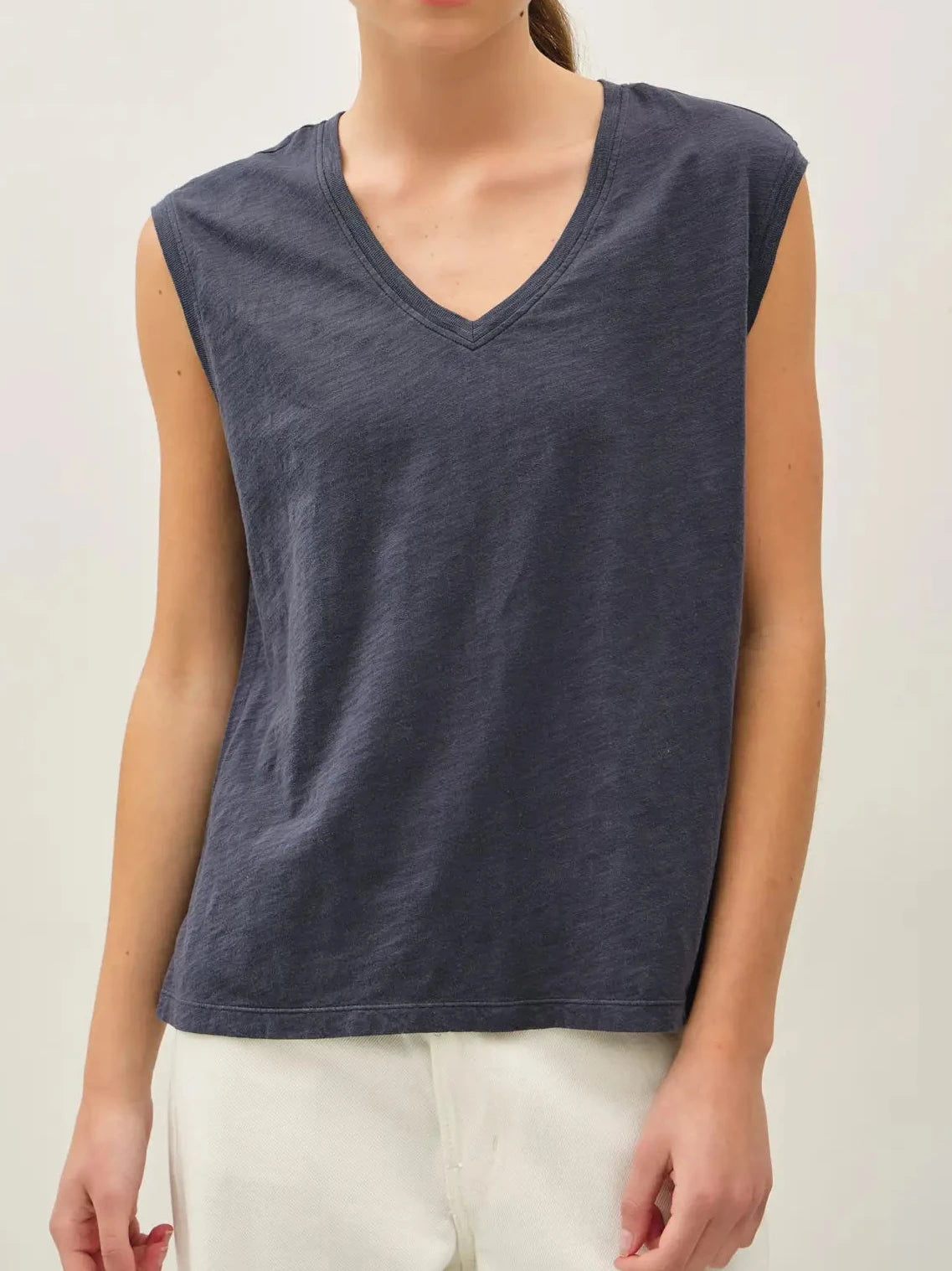The Downtown Boxy Sleeveless Tee