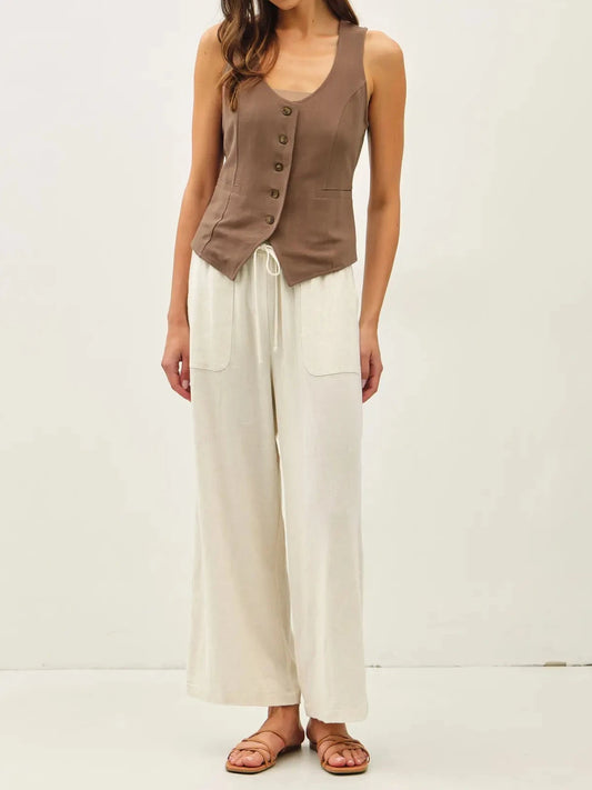The Classic Linen Vest