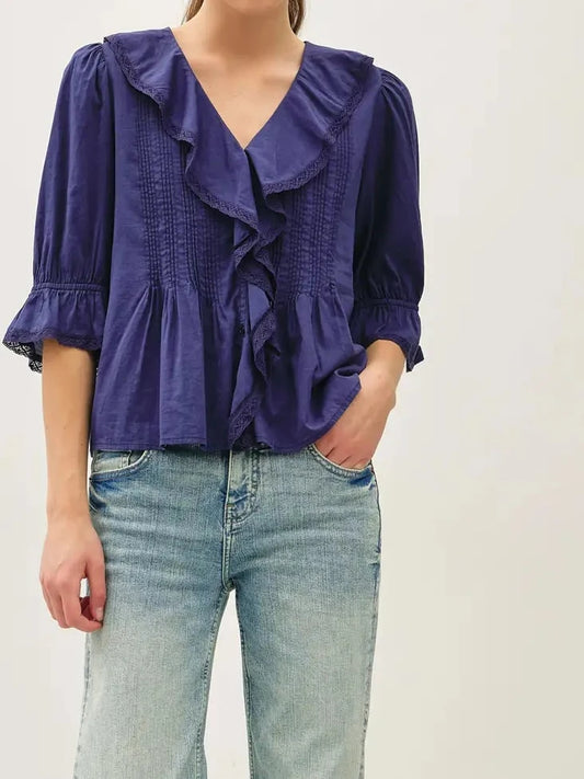 The Vintage Charm Blouse Top