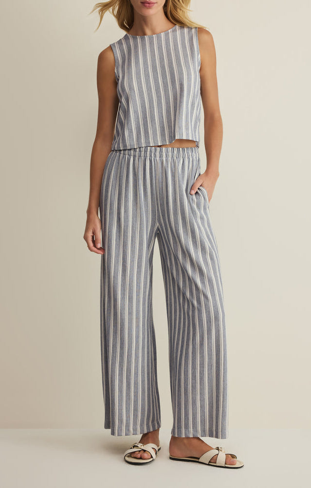 Z Supply | Scout Knit Striped Pant-Summer Stone