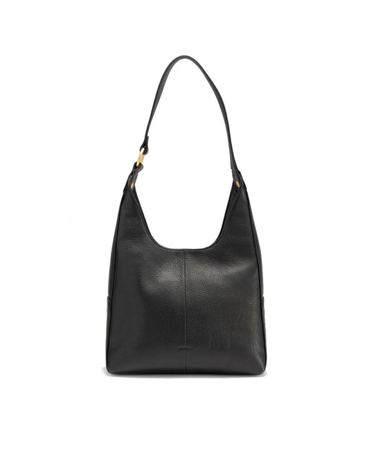 Hammitt Tim med Black/Brushed Gold Hobo Bag