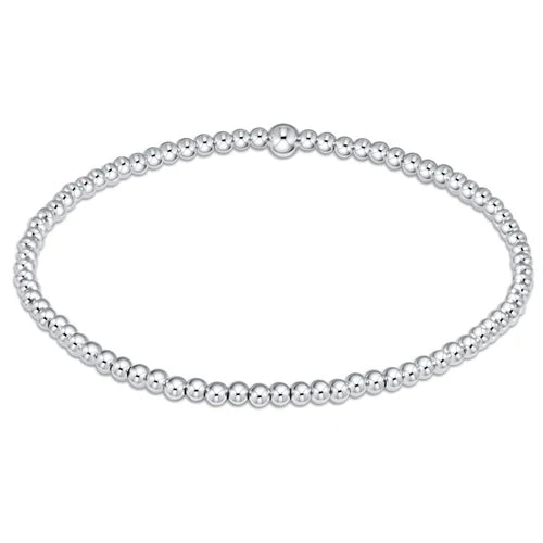 classic sterling 2.5mm bead bracelet by enewton