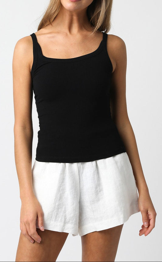 Amy Basic Sleeveless Tank Top