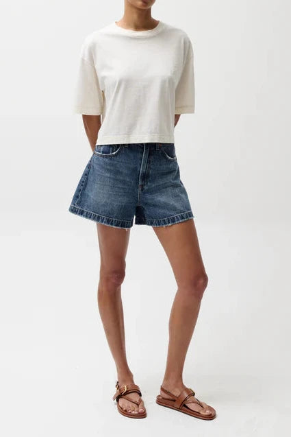 Pistola | Saige High Rise A-Line Short-WISHBONE