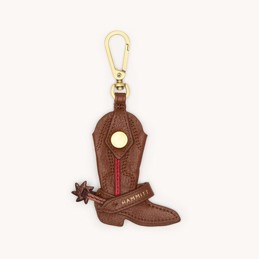 Hammitt | Lauri Boot Charm Chocolate Diamond Pebble