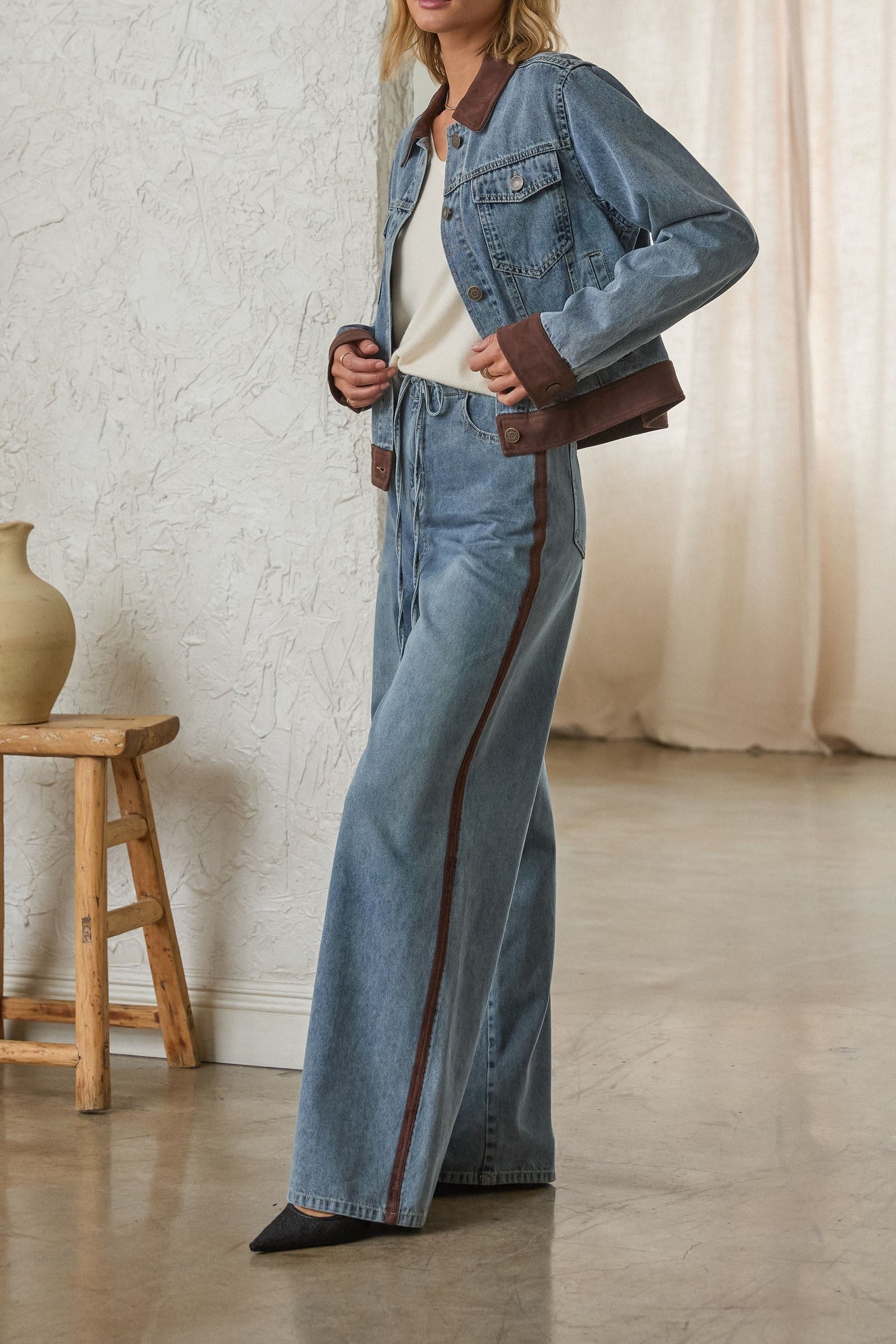 Drew Washed Denim Pants