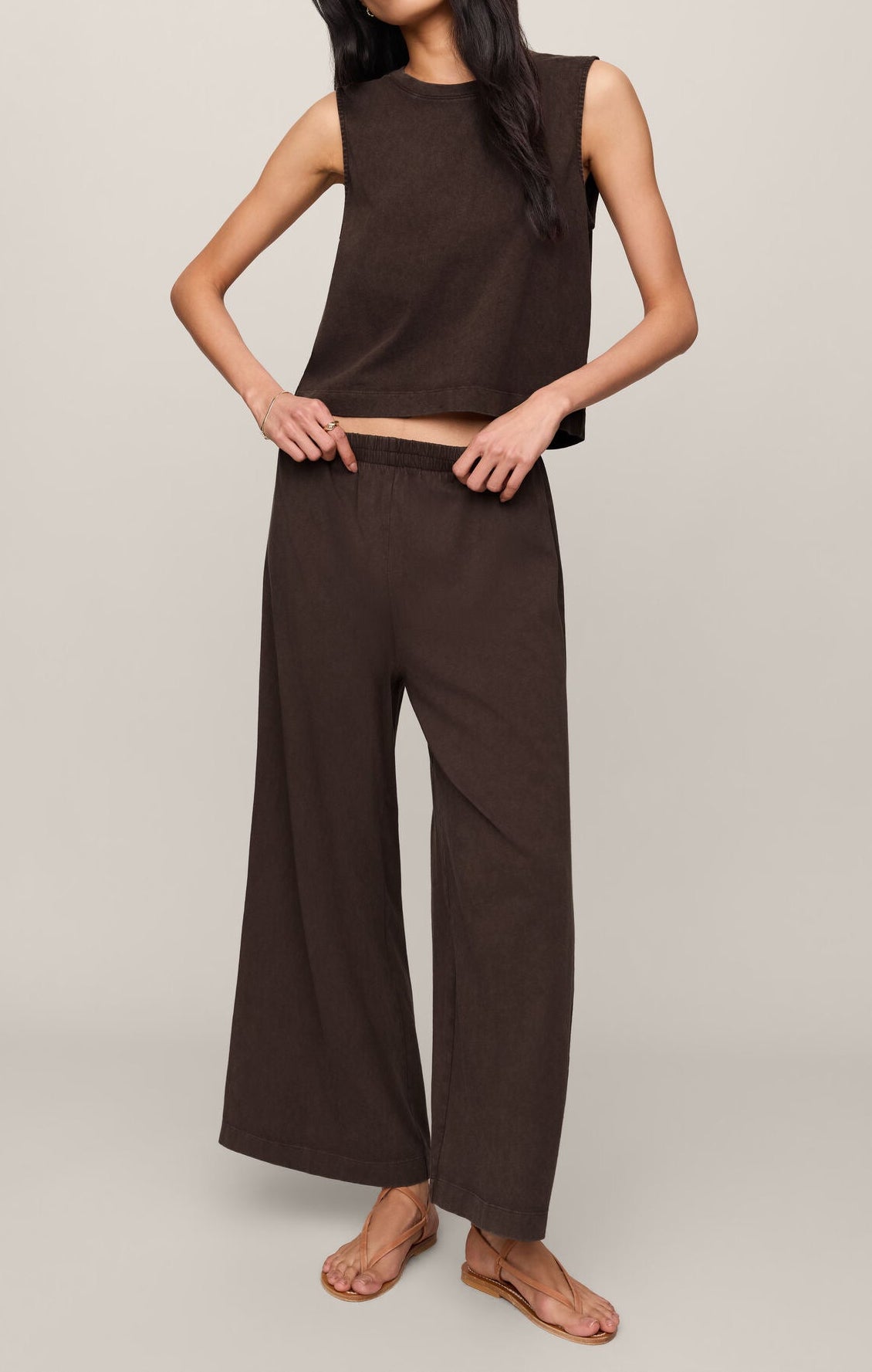 Z Supply | Scout Jersey Pant-  Dark Chocolate