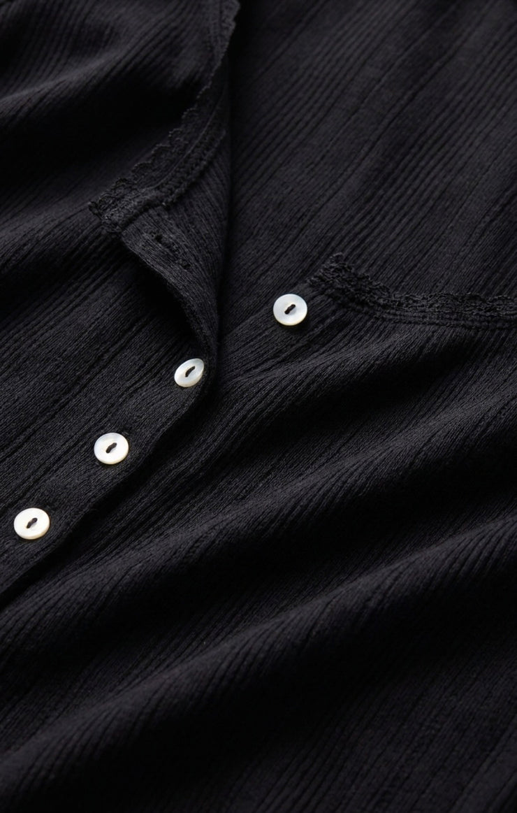 Supply Supply | Lainey Pointelle Button Front Tank