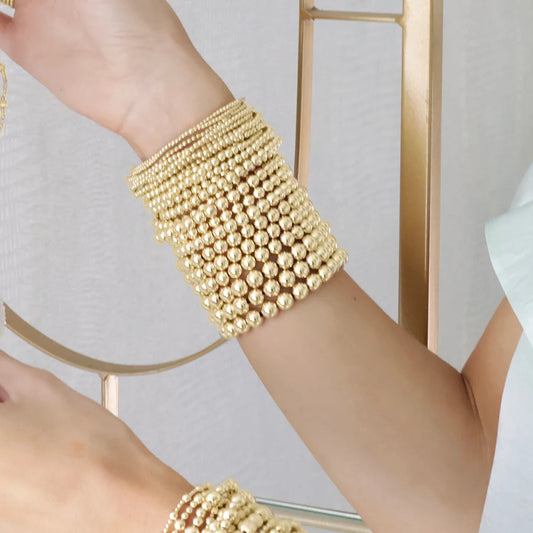 Enewton classic gold 8mm bead bracelet
