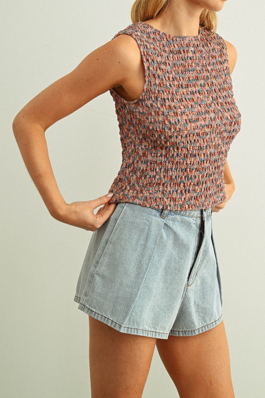 Zoey Lynn Multi Knit Tank Top