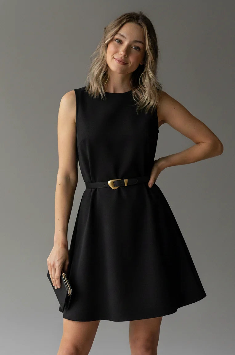 Skinny Suede Liquid Gold Buckle Belt