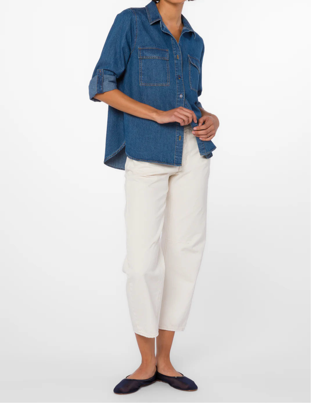 Velvet Heart | Talma Dark Rinse Shirt