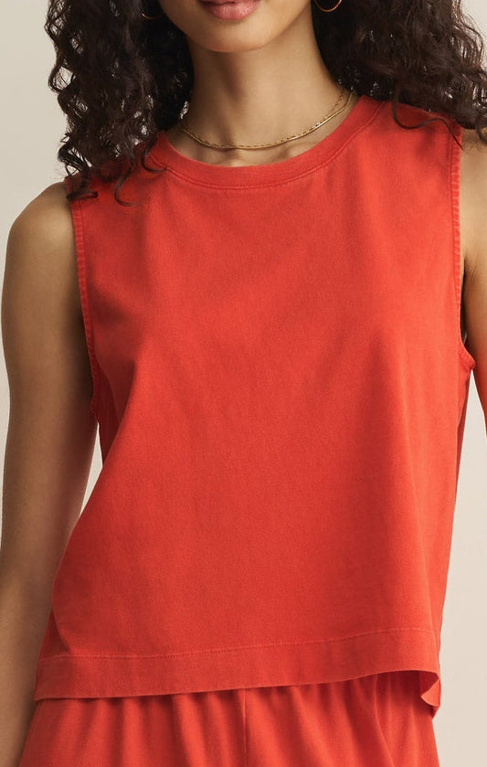 Sloane Jersey Muscle Tank