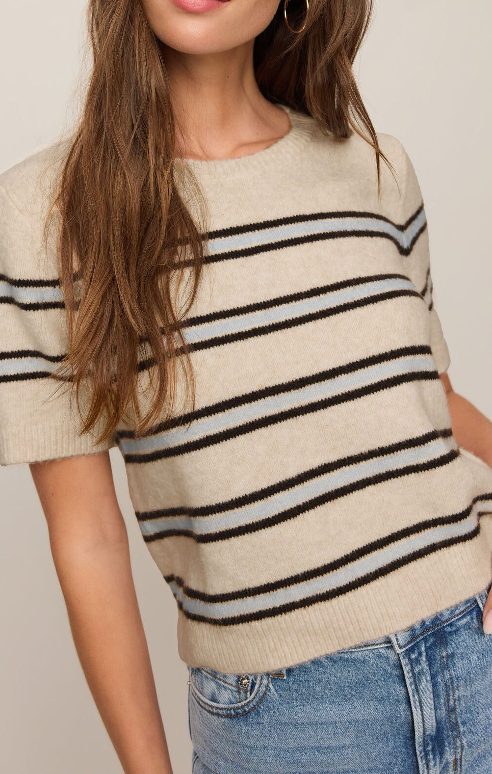 Z Supply | Gatewood Stripe Sweater Tee