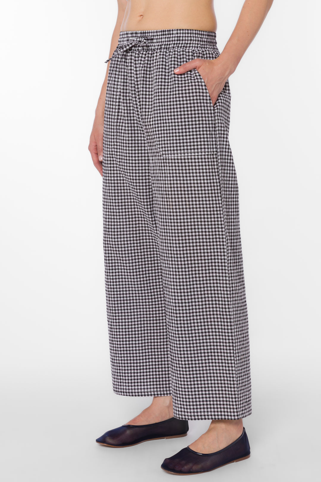 Velvet Heart | Allie Black Gingham Pants