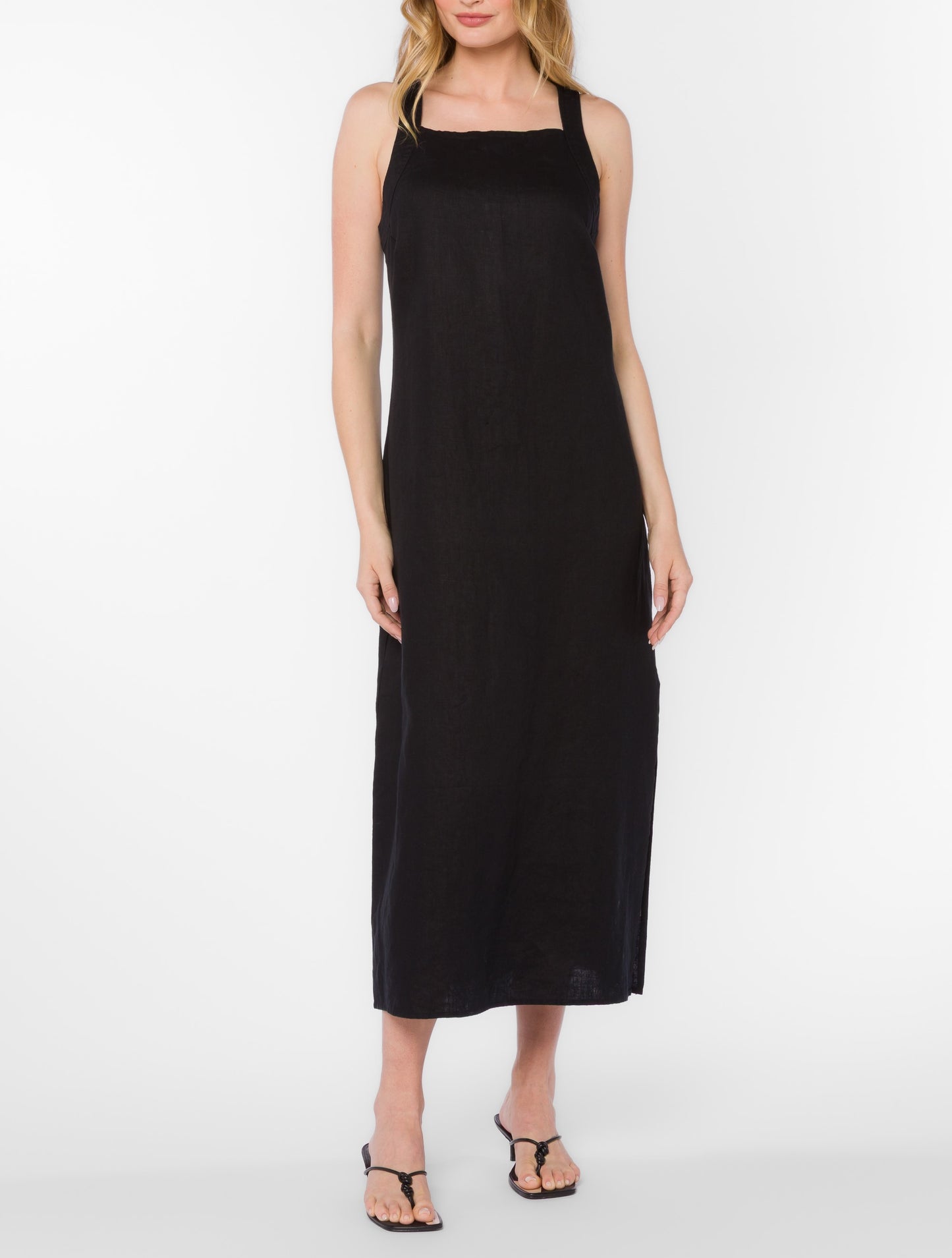 Velvet Heart | Ashanti Black Midi Dress