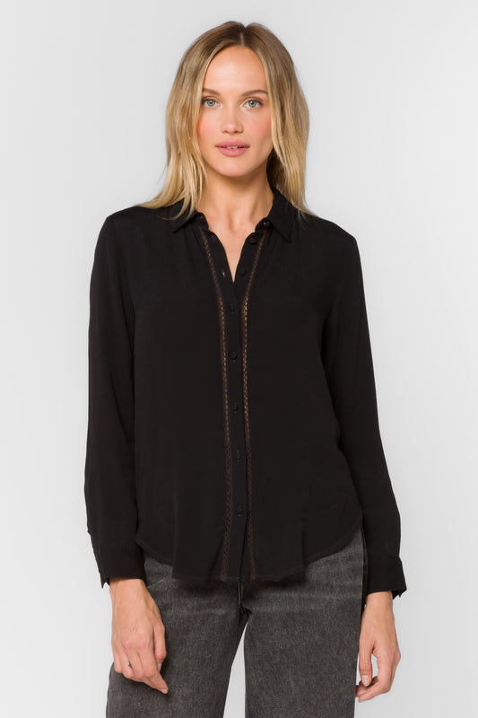 Velvet Heart | Bally Long Sleeve Button Front Top
