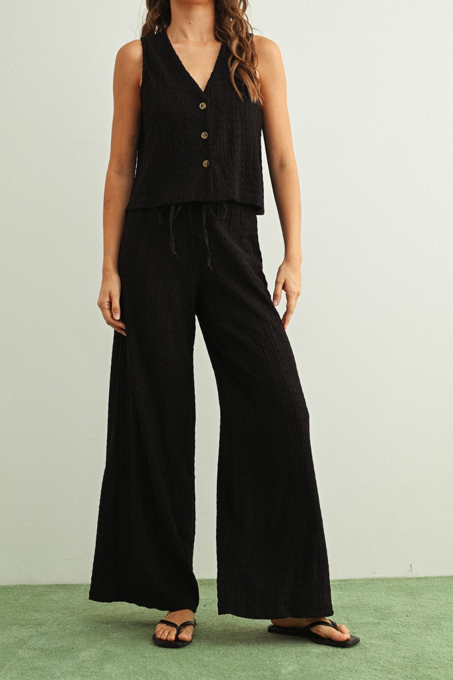 Penny Elastic Band Waist Pants