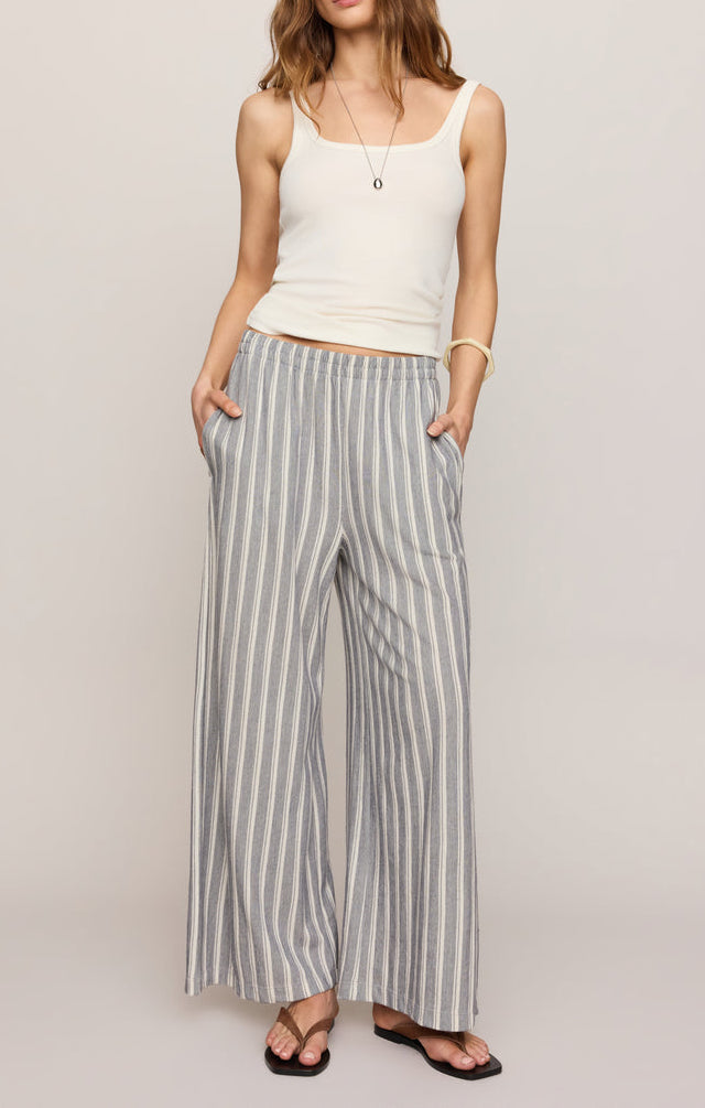 Z Supply | Scout Knit Striped Pant-Summer Stone
