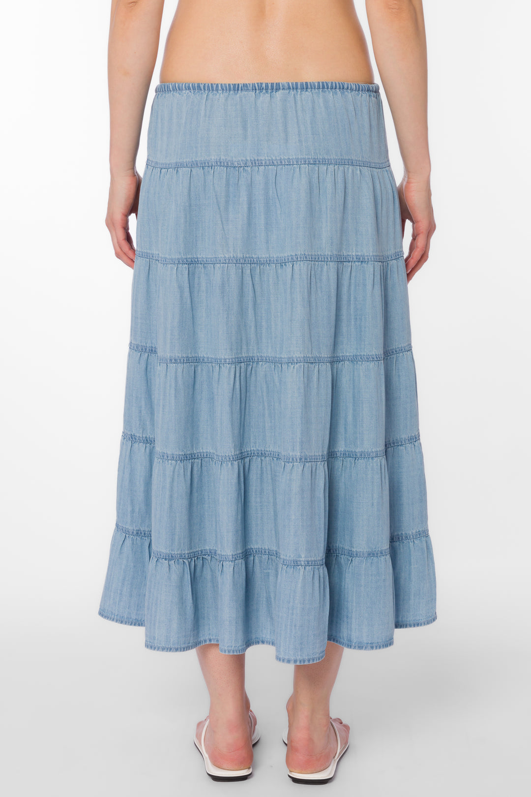 Velvet Heart | Claremont Classic Indigo Midi Skirt
