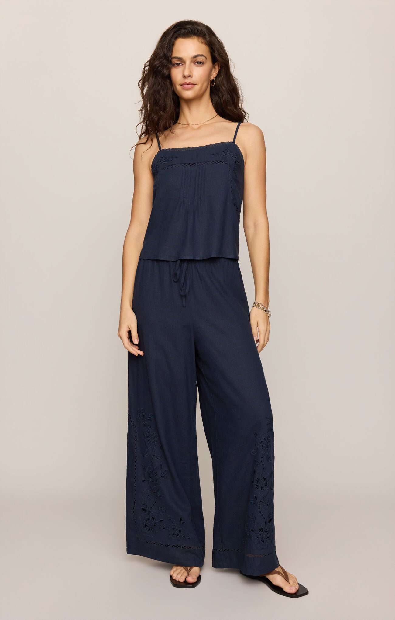 Z Supply |    Lille Embroidered Woven Tank