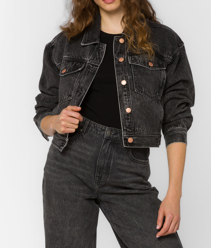 Velvet Heart | Dion Faded Black Jacket
