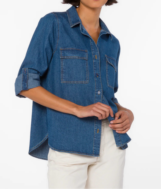 Velvet Heart | Talma Dark Rinse Shirt