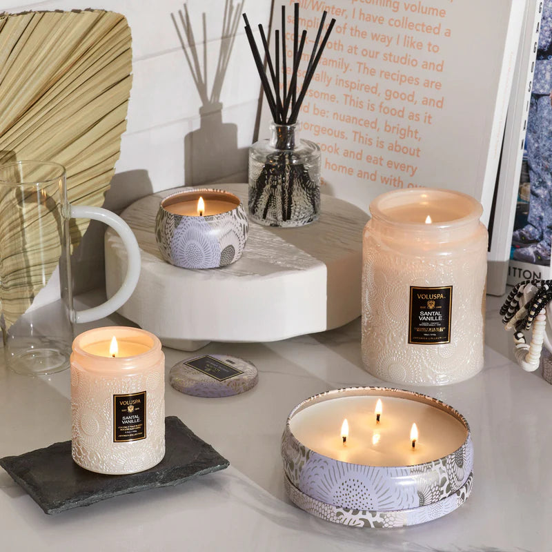 Voluspa Santal Vanille Large Jar Candle 18oz