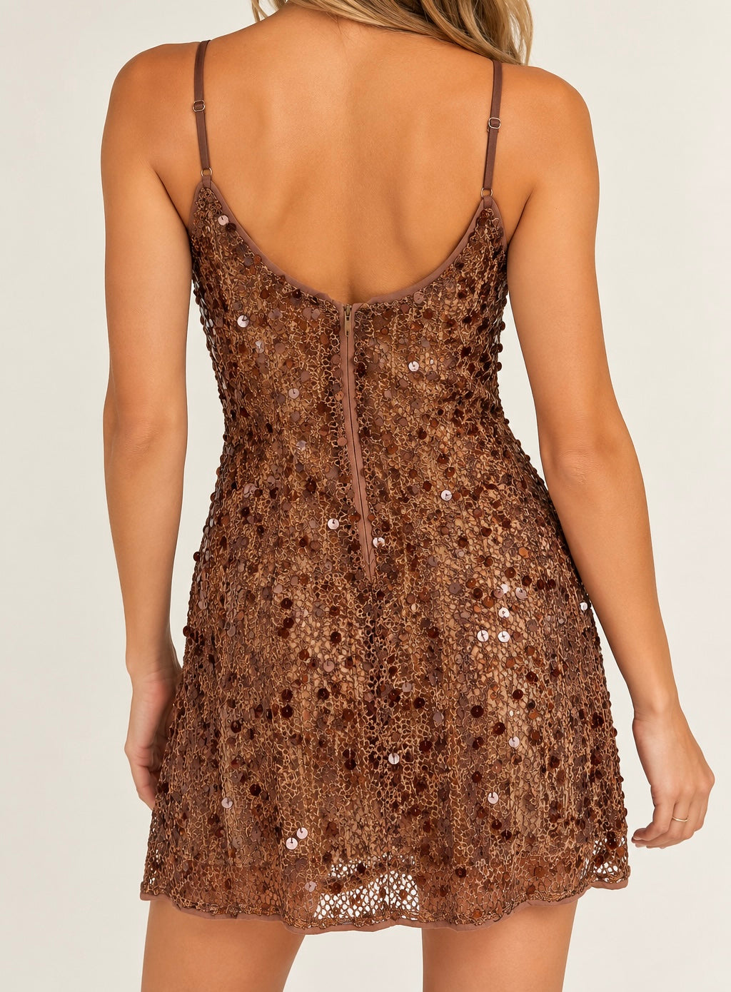 Aria Sequin Mesh Mini dress
