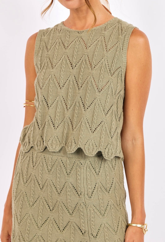 Sage The Label: Succulent Sweater Tank