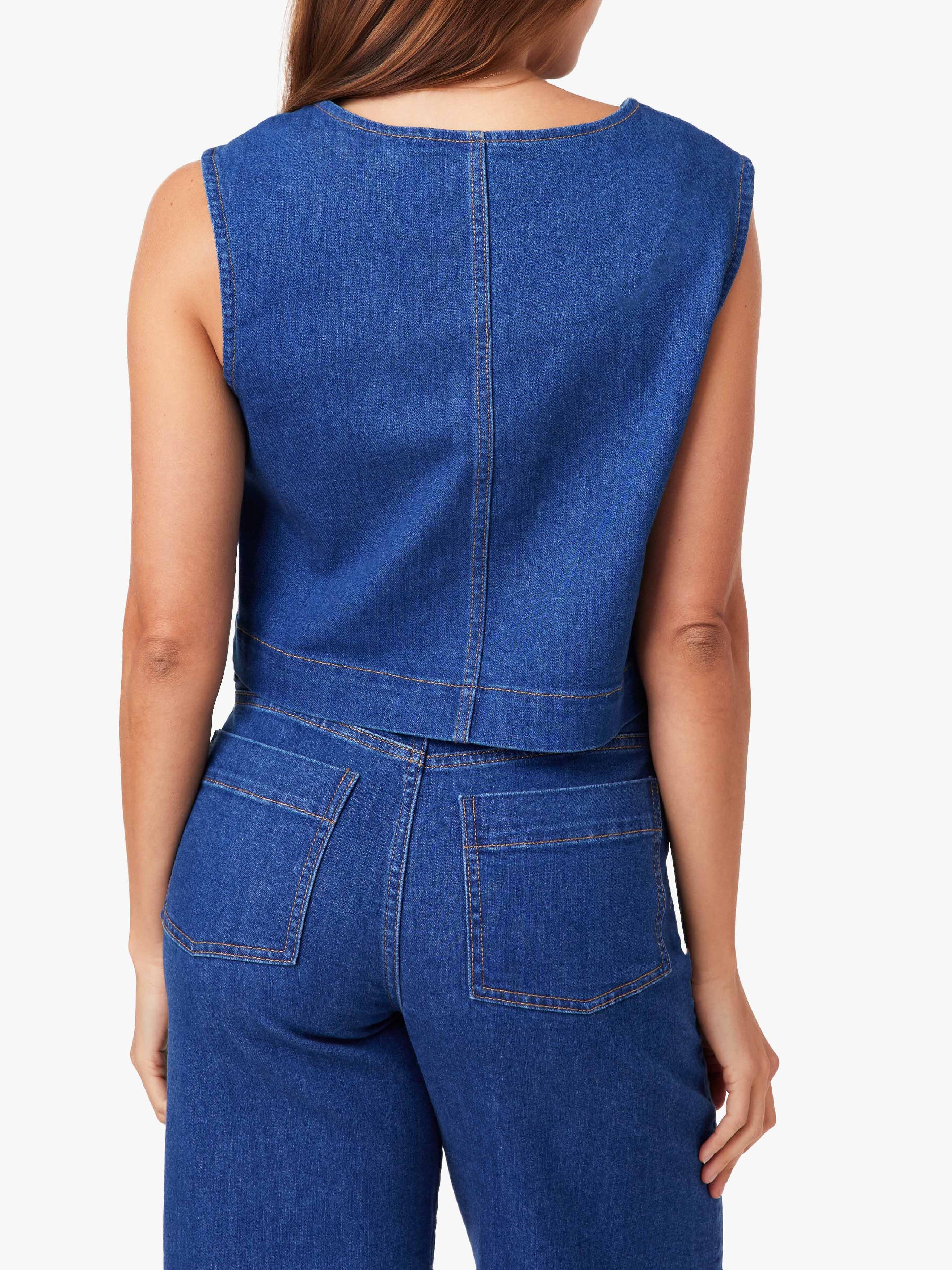 Habitual | The Sloane Sleeveless Denim Vest