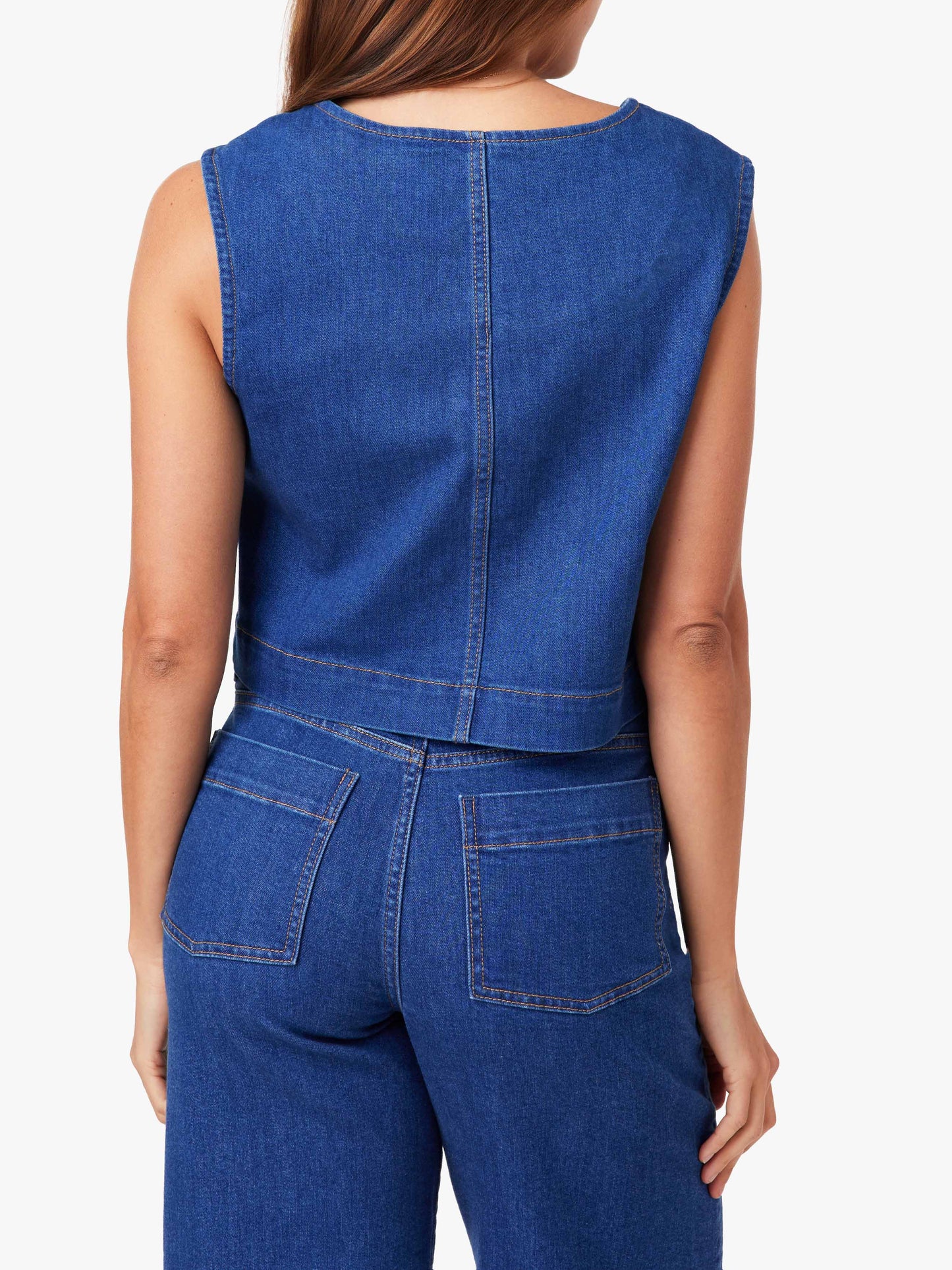 Habitual | The Sloane Sleeveless Denim Vest