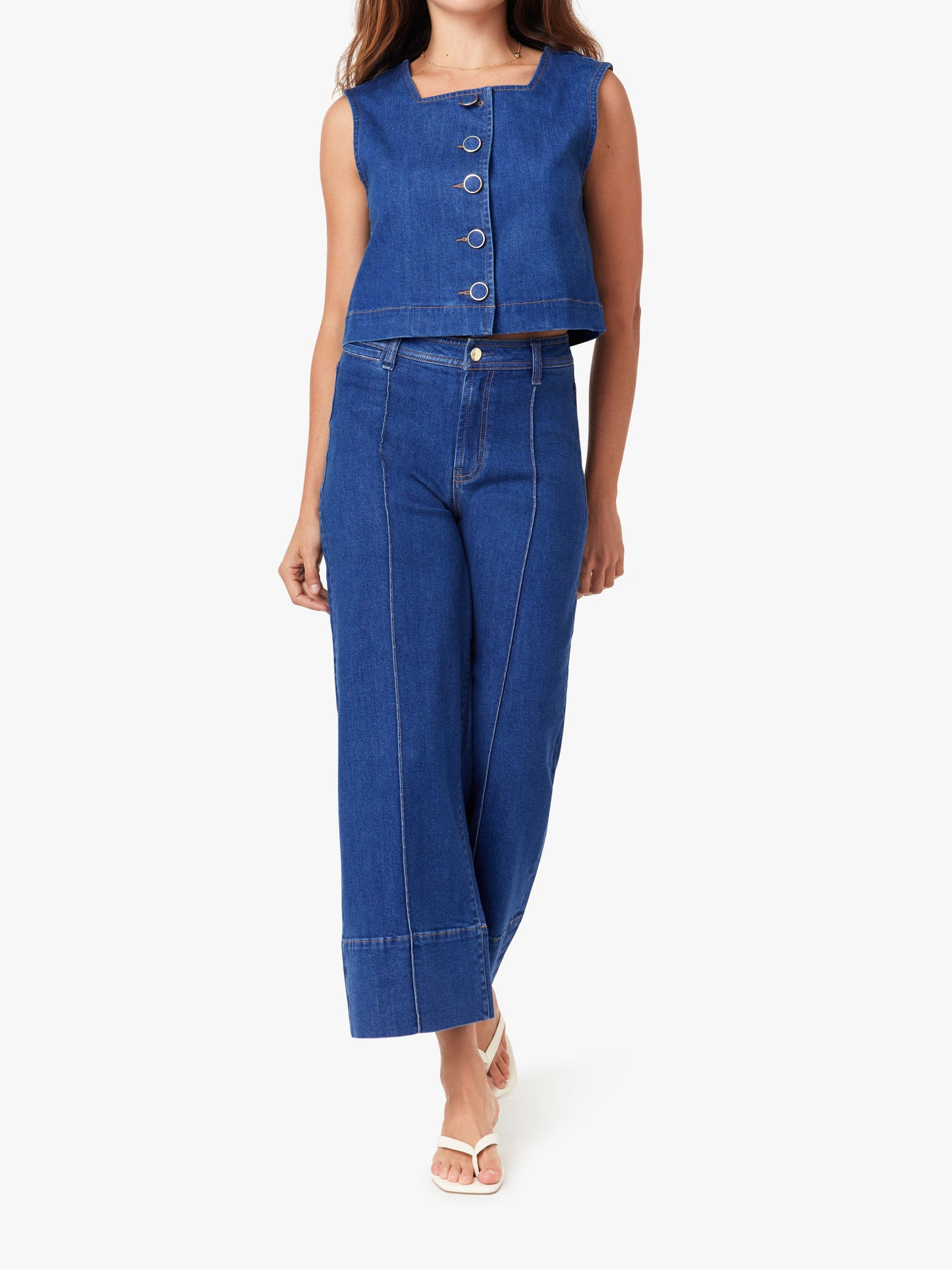 Habitual | The Sloane Denver Pintuck Crop Jean
