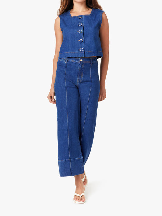Habitual | The Sloane Denver Pintuck Crop Jean