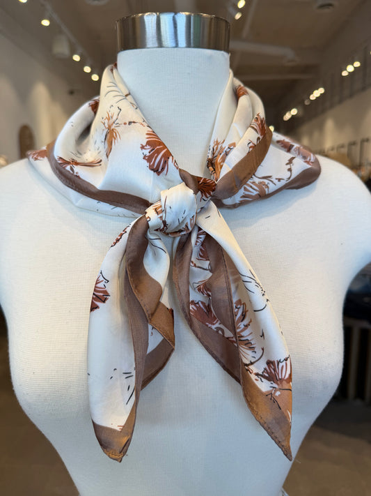 FLORAL DESIGNS SCARF